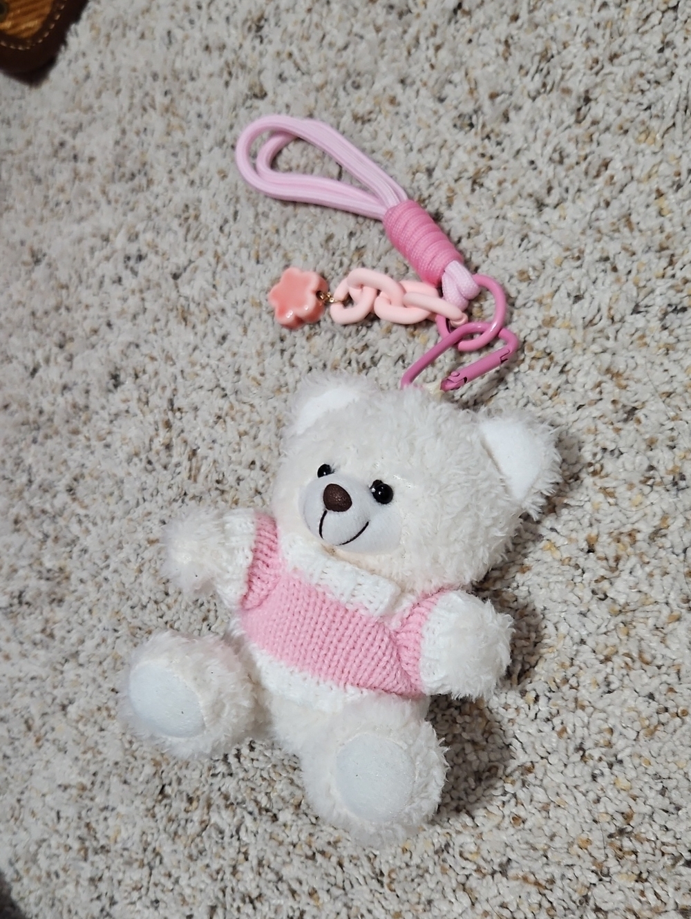 Push Bear Keychain Bag Charm